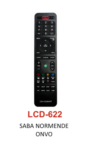 SABA NORMENDE ONVO Uyumlu Kumanda LCD 622 - 2