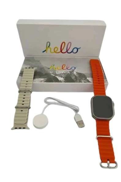 Yeni Nesil 3 Kordonlu Kol Saati 49 MM Amoled Ekran Akıllı Saat - 3