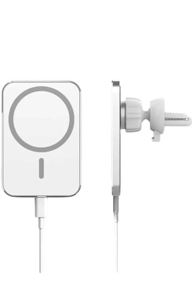 Kablosuz Şarj Ai Magsafe Araç Içi Manyetik Şarj 15W İOS Uyumlu - 3