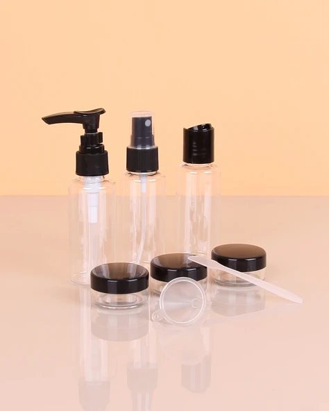 Parfüm Şişesi Kozmetik Şişesi 8 li Seyahat Doldurulabilir Kozmetik Seti