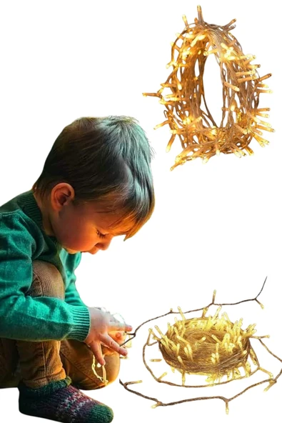 Dış Mekan Led Aydınlatma 10 Metre Gün Işığı Led Işık Pilli - 3