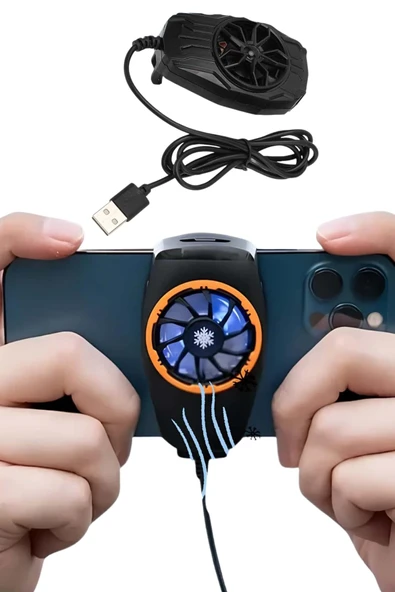 Telefonu Soğutma Fanı Radyatör Mobil Cihazlara Uyumlu Soğutucu - 2