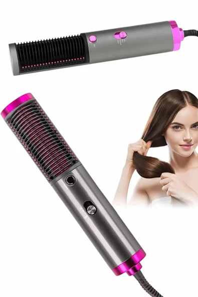 Fön Tarak Düzleştirici Seramik Kaplama Fön Makinesi Saç Kurutma - 3