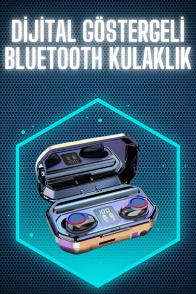 Bluetooth Kulaklık Android ve İOS Uyumlu ANC Özellikli Dijital Şarj Göstergeli ürün görseli 1