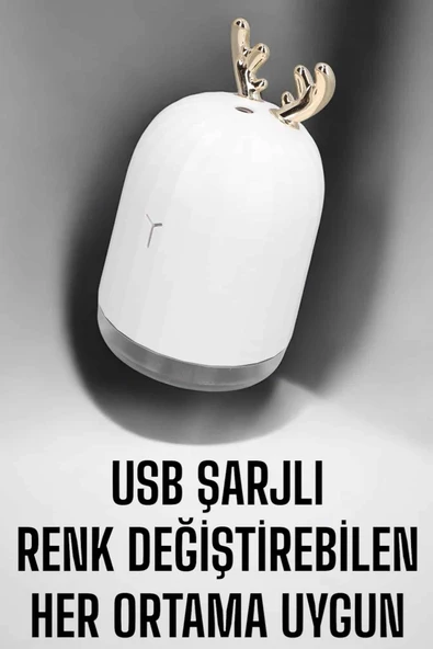 Aromaterapi Hava Temizleyici Buhar Makinesi Taşınabilir Şarjlı - Resim 2