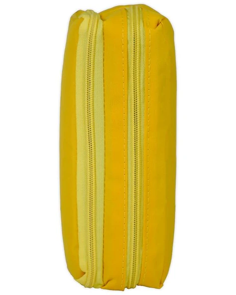 Tebag İki Gözlü Sarı Kalem Çantası - 2