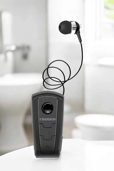 Makaralı Bluetooth Kulaklık Çağrı Cevaplama Kablolu Uzun Pil Ömrü - Resim 3