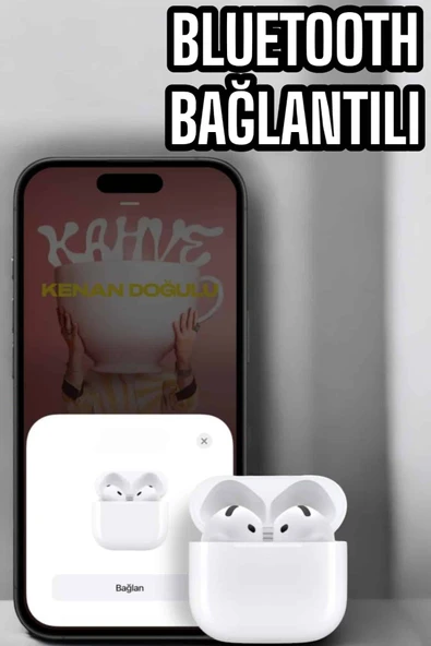 Kaliteli Ucuz İOS ve Android Uyumlu TWS Bluetooth Kulaklık ANC Özelliği - Resim 2