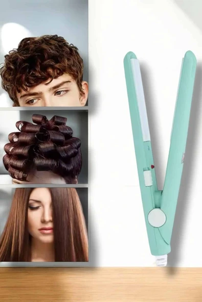 Kompakt ve Hafif Elektriklenme Karşıtı Mini Saç Düzleştirici - 3