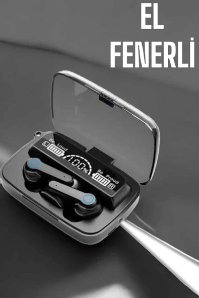 Bluetooth Kulaklık Powerbankli Dijital Göstergeli Dokunmatik Kontrol - Resim 2