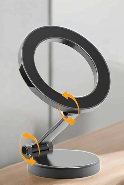 Yeni Nesil Araç İçi Mıknatıslı Telefon Tutacağı Tüm Telefonlara Uyumlu - 3