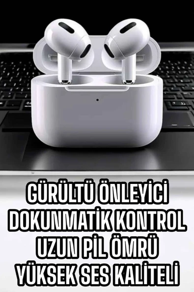 3.Nesil TWS Bluetooth Kulaklık Mikrofonlu ANC Özelliği Dokunmatik Kontrol - Resim 2