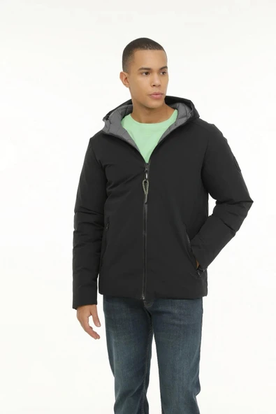 lumberjack ML LUCAS COAT 1N55 4PR ÇİFT YÖNLÜ ERKEK MONT - 5