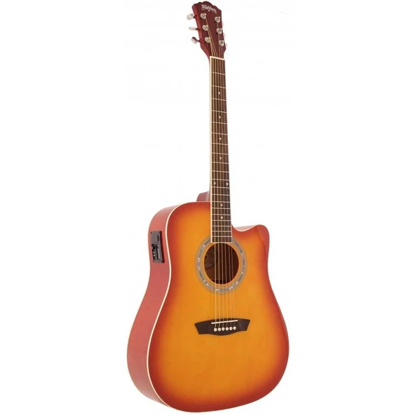 Washburn WA90CETS Elektro Akustik Gitar - Resim 5