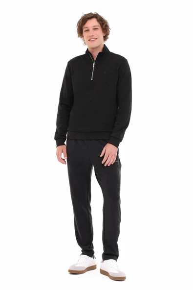lumberjack 5W Mb Bs47 Hzıp Sw 5Pr Siyah Erkek Sweatshirt A102024315 - 3