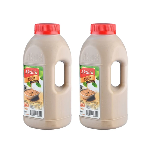 Aktürk Tahin 500 gr Bidon x 2 Adet - 1