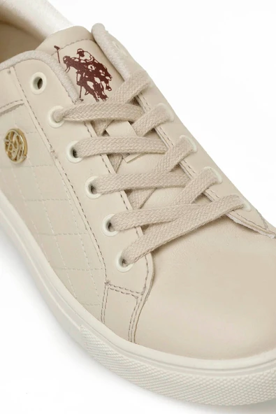 U.S. Polo Assn. Tiggy 5Fx Bej Kadın Sneaker A101947344 - 8