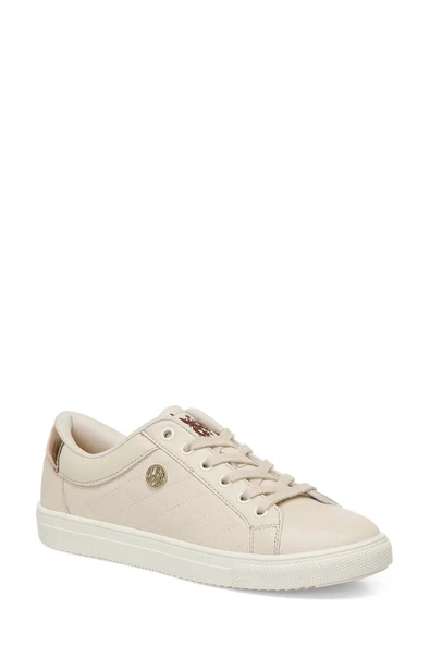 U.S. Polo Assn. Tiggy 5Fx Bej Kadın Sneaker A101947344 - 3
