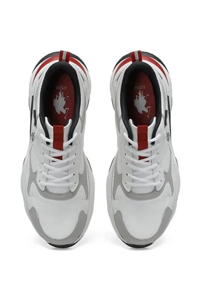 U.S. Polo Assn. U.S.POLO ASSN SOLIDAR 5PR BEYAZ COMFORT CASUAL ANATOMİK SPOR AYAKKABI - 3