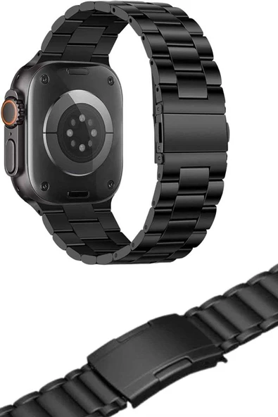 Akıllı Saat Arama Konuşma GPS ve NFC Özelliği 3 Kordonlu Amoled Ekran - Resim 4