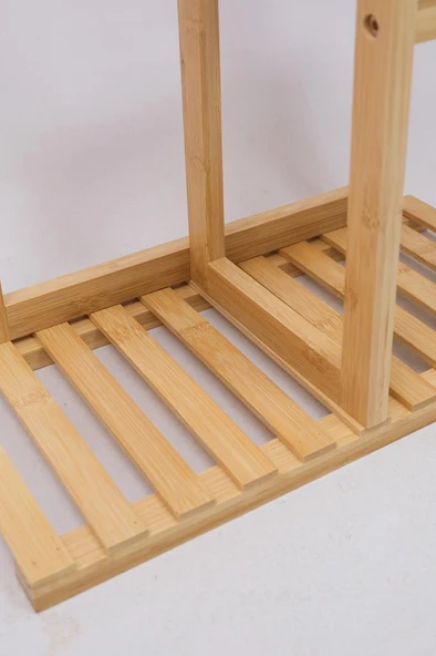 Digithome Bambu 6 Raflı Saksılık Çok Amaçlı Stand Çiçeklik Banyo Düzenleyici Havluluk DB-0025 - 6