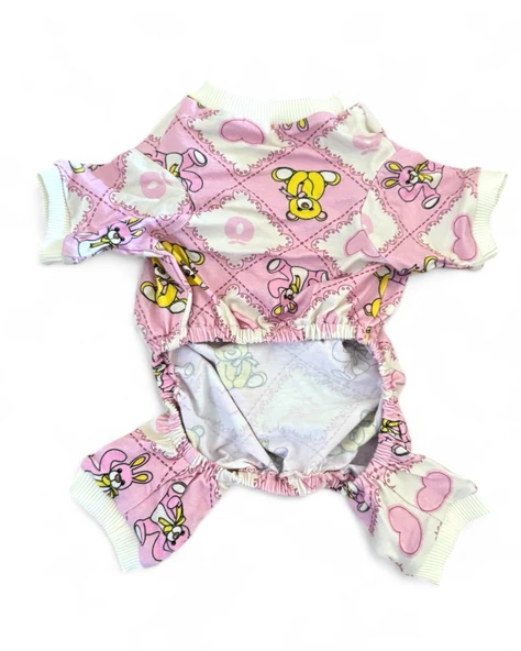 Teddy Toad Penye Köpek Tulum Pijama - 5