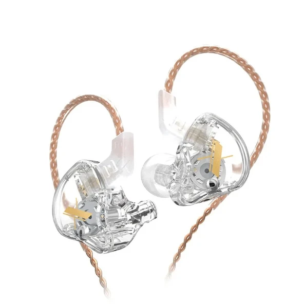 KZ EDX In-Ear Monitor Kulak İçi Kulaklık (Crystal-Şeffaf) - 1