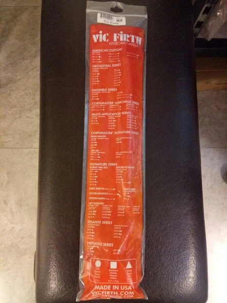 VICFIRTH M25 BAGET KEYBOARD-MALLET MARİMBA - Resim 3