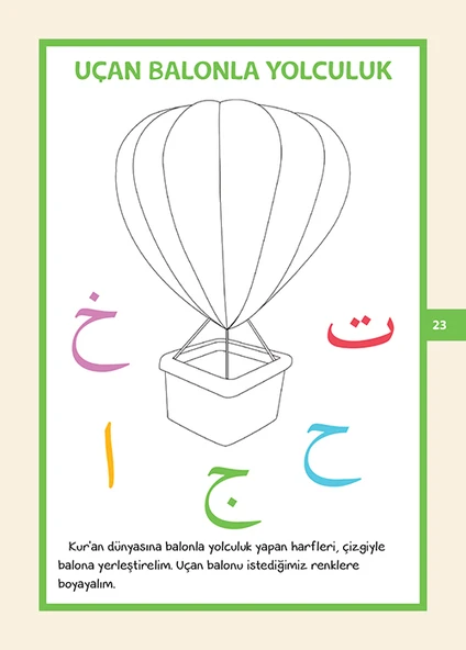 KURAN DÜNYASINA YOLCULUK HARFLER - Resim 7