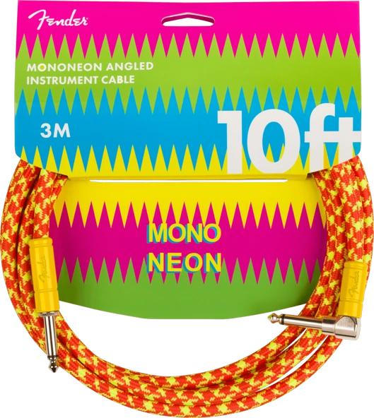 Fender MonoNeon 3m Turuncu Enstrüman Kablosu ürün görseli