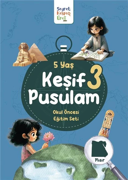 KEŞİF PUSULAM SET - 5 YAŞ İÇİN OKUL DESTEK SETİ - Resim 7
