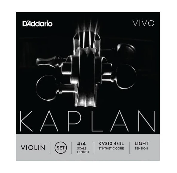 DADDARIO KV310L KEMAN TEL SETİ, KAPLAN VIVO, 4/4, LIGHT ürün görseli