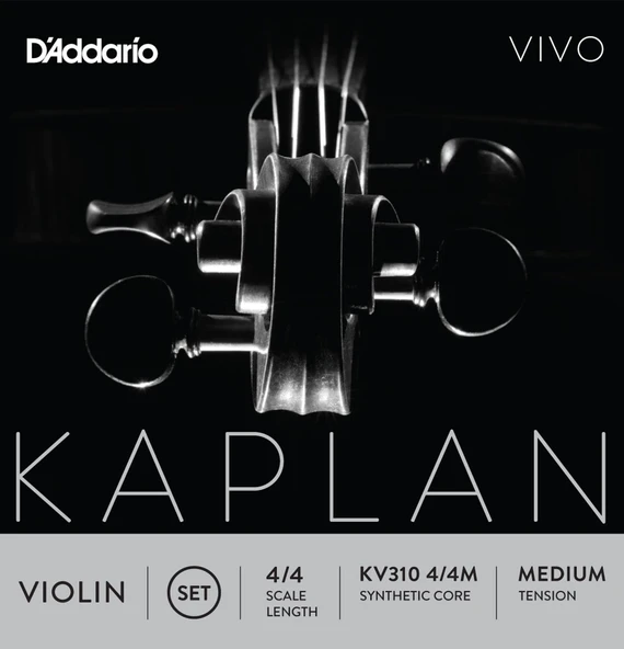 DADDARIO KV310 4/4M KEMAN TEL SETİ, KAPLAN VIVO, MEDIUM ürün görseli