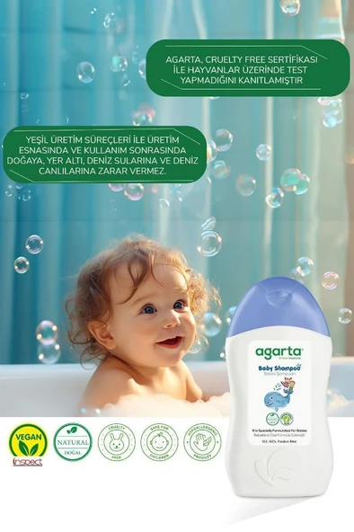 Doğal Erkek Bebek/çocuklarına Özel Şampuan 400 ml - 6