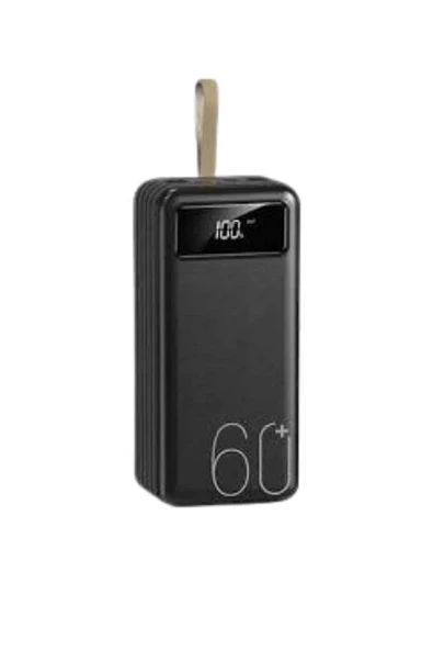Powerbank 60.000 Mah Taşınabilir Şarj Hızlı El Fenerli Dijital Göstergeli - 5