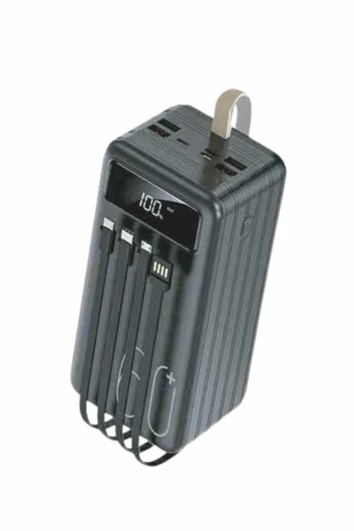 Powerbank 60.000 Mah Taşınabilir Şarj Hızlı El Fenerli Dijital Göstergeli - 4