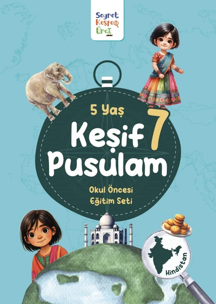 KEŞİF PUSULAM SET - 5 YAŞ İÇİN OKUL DESTEK SETİ - Resim 6