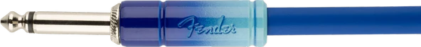 Fender Ombré Düz/Düz Uçlu 3m Belair Mavi Enstrüman Kablosu - Resim 3