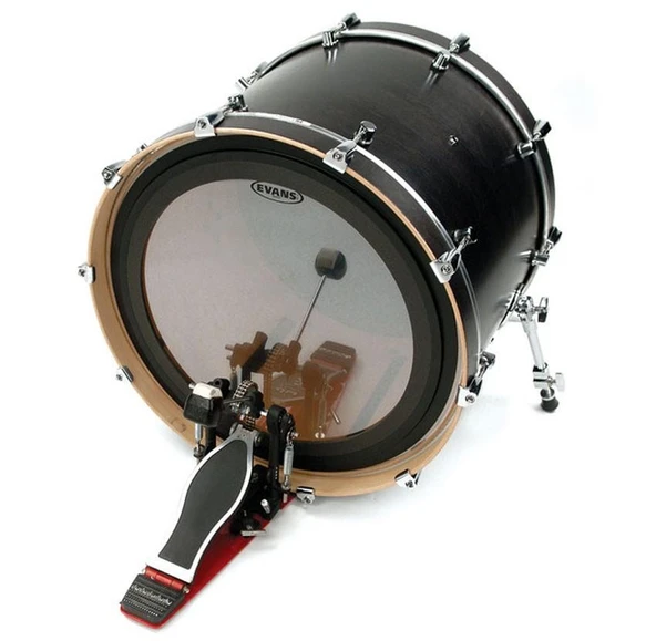 EVANS BD20GMAD 20" DERİ KİCK CLEAR SÜNGERLİ TEK KAT (12 MİL) - Resim 2