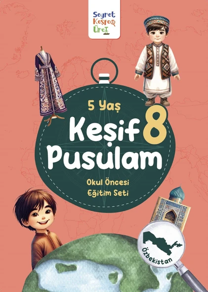 KEŞİF PUSULAM SET - 5 YAŞ İÇİN OKUL DESTEK SETİ - Resim 2