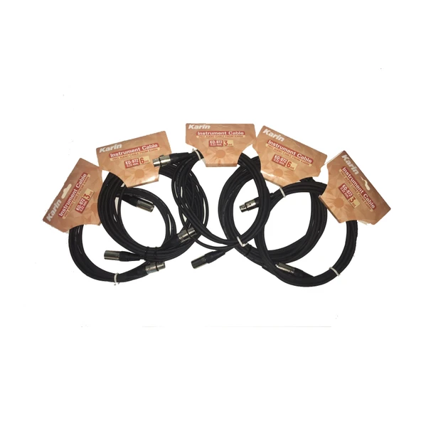 KO9726M - 6 Metre XLR to XLR Enstruman Kablosu ürün görseli