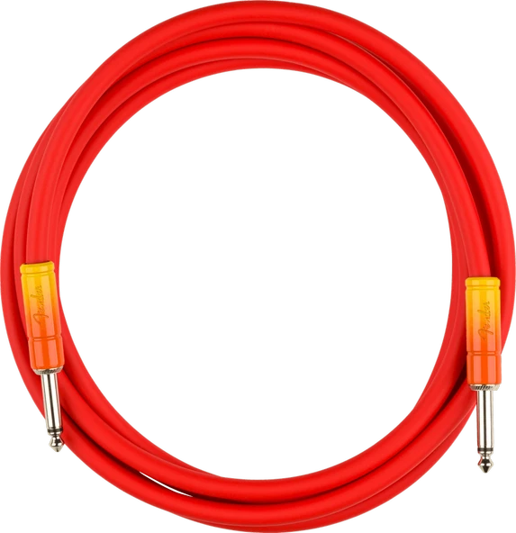 Fender Ombré Düz/Düz Uçlu 3m Tequila Sunrise Enstrüman Kablosu ürün görseli