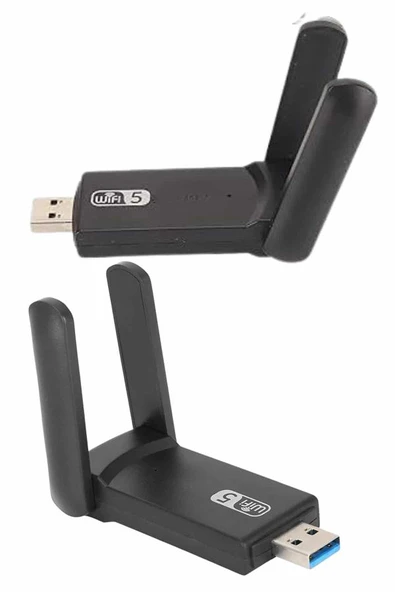 Wifi Alıcı Dual Band Usb 3.0 Adaptör Kablosuz Windows 7/8/10/11 - 4