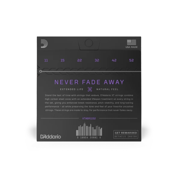 DADDARIO XTABR1152 AKUSTİK GİTAR TEL SETİ, 80/20 CUST LIGHT - Resim 2