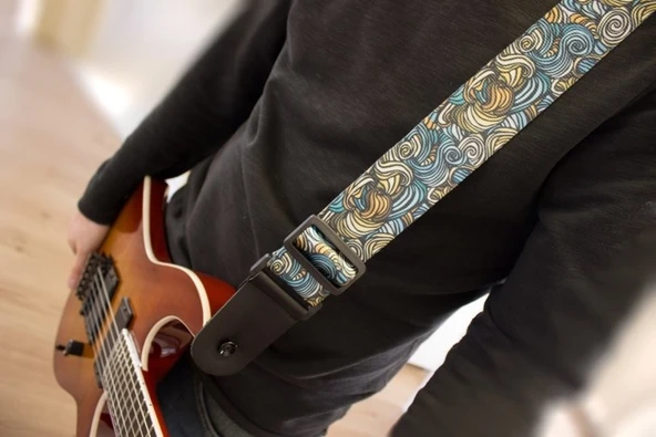 1Strap Elektro Gitar Askısı 1ST006 - 3