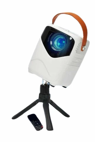 HD Ayaklı Portatif Projeksiyon Cihazı Android İşlemcili Sinema Projektörü ürün görseli 1