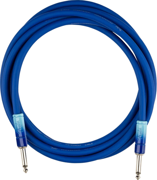 Fender Ombré Düz/Düz Uçlu 3m Belair Mavi Enstrüman Kablosu ürün görseli