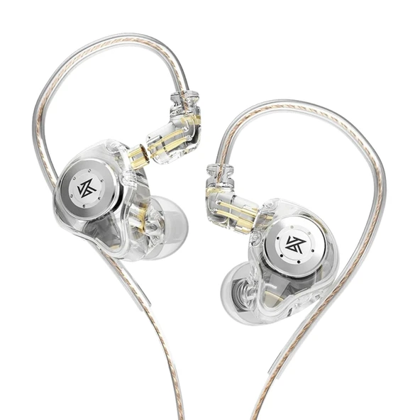 KZ EDX PRO In-Ear Monitor Kulak İçi Kulaklık (Crystal-Şeffaf) - 1