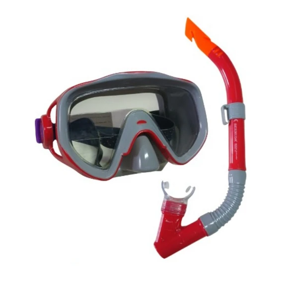 Maske Snorkel Set Almira - 2303A/121CSB - Kırmızı - 1