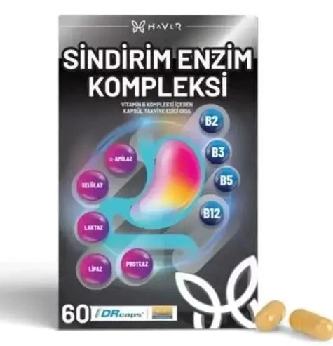 Haver Sindirim Enzim Kompleksi 60 Kapsül ürün görseli